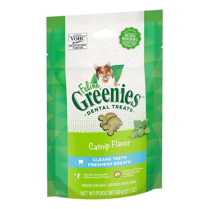Greenies Feline Catnip Flavor Dental Cat Treats 130 Gm 1 Pack
