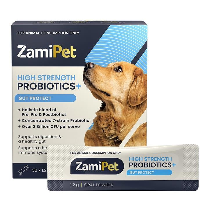 Zamipet High Strength Probiotics + Gut Protect Oral Powder For Dog  30 Sachets