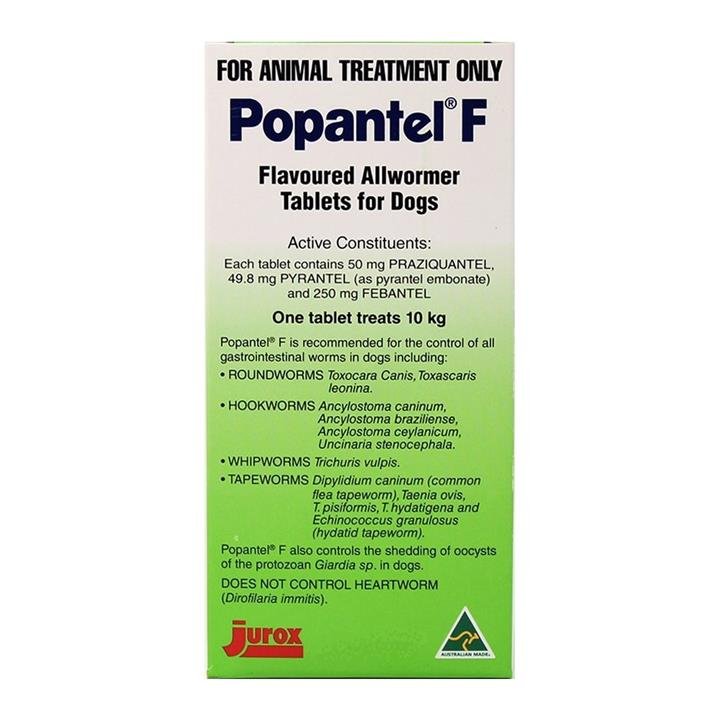 Popantel F Allwormer For Dogs (10 Kg) 4 Tablets