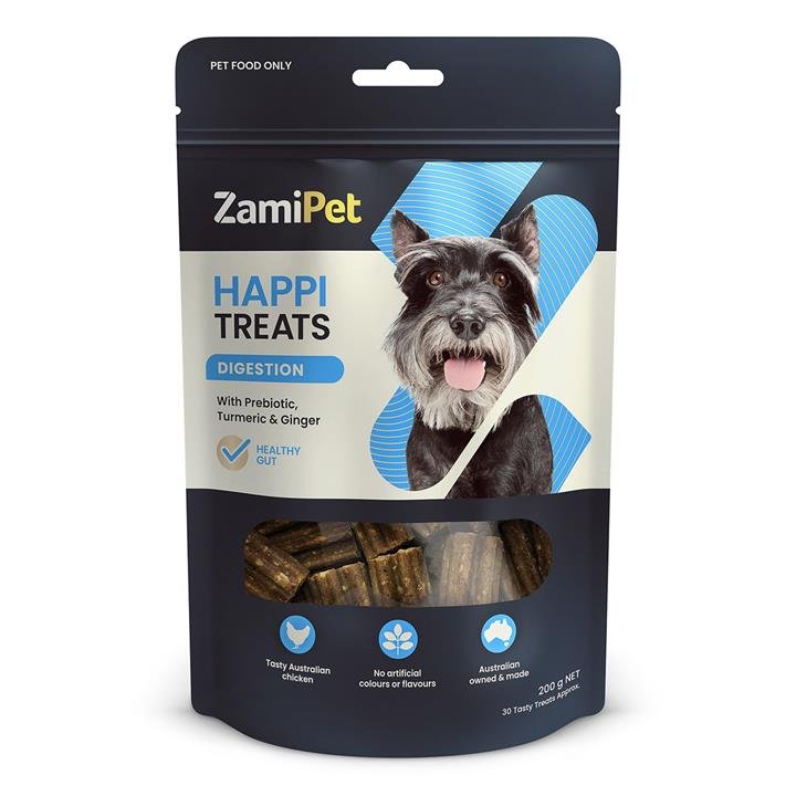Zamipet Happitreats Digestion Dog Chews  30 Chews