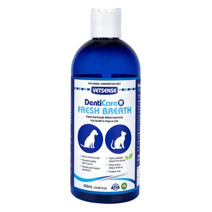 Vetsense Denticare Fresh Breath For Dogs & Cats  500 Ml