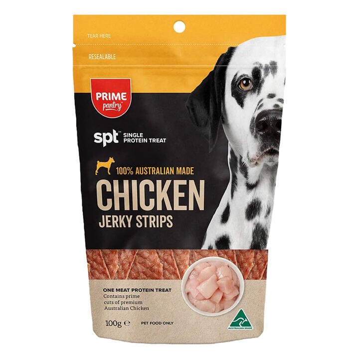 Prime Pantry Spt Single Protein Chicken Jerky Strips Treats For Dogs 100gm 1 Pack