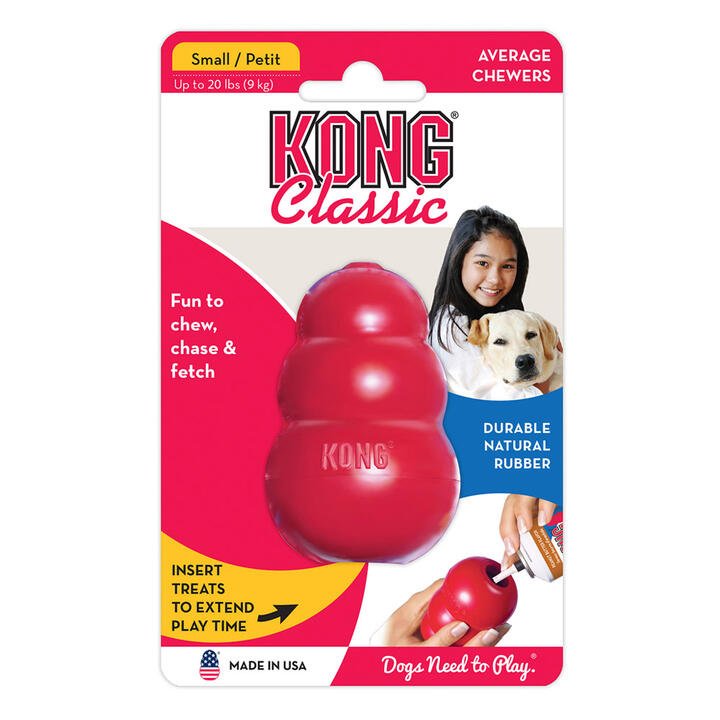 Kong Rubber Toy For Dogs - Classic Red 1 X Small