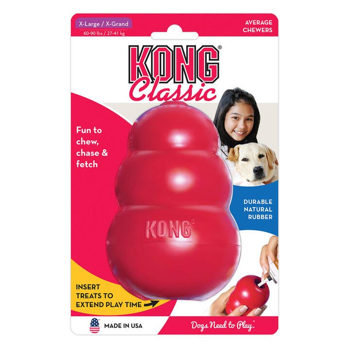 Kong Rubber Toy For Dogs - Classic Red 1 X Xlarge