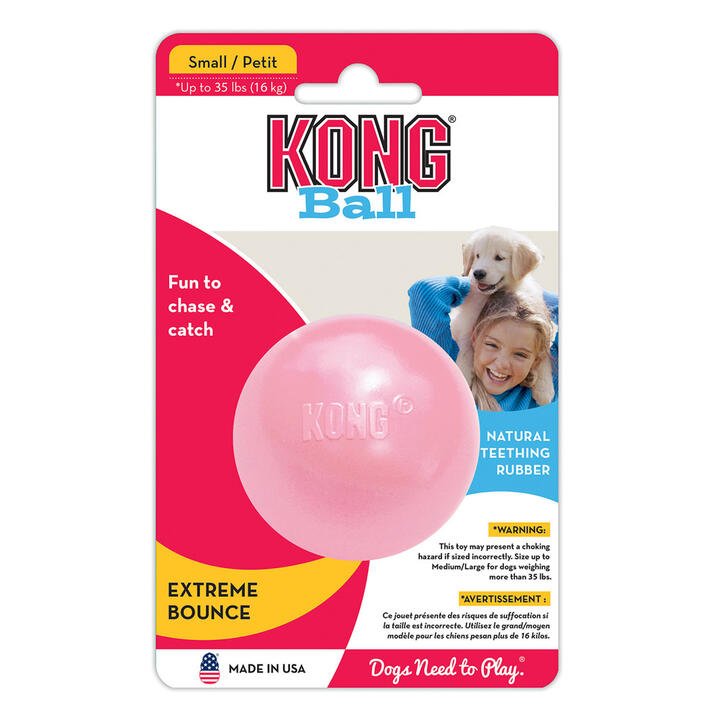 Kong Ball Puppy Toy For Dogs  1 X Small/Medium