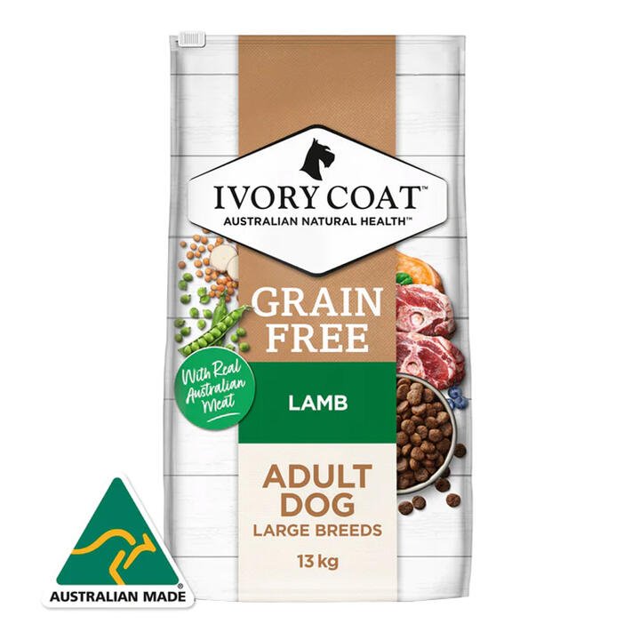 Ivory Coat Grain Free Adult Large Breeds Lamb Dry Dog Food  13 Kg