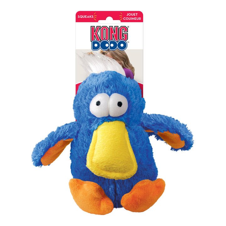 Kong Dodo Squeaker Toy For Dogs - Bird 1 Pack