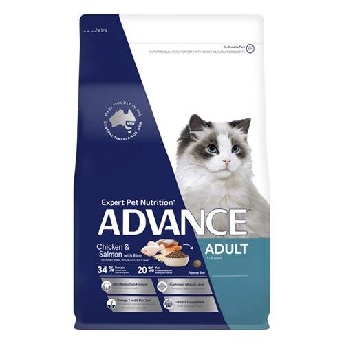 Advance Adult Chicken & Salmon Dry Cat Food  6 Kg
