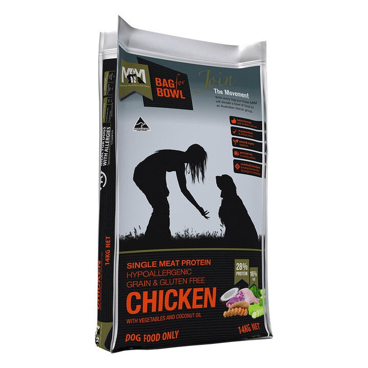 Meals For Mutts (Mfm) Single Meat Protein Chicken With Vegetables And Coconut Oil Dry Dog Food  14 Kg