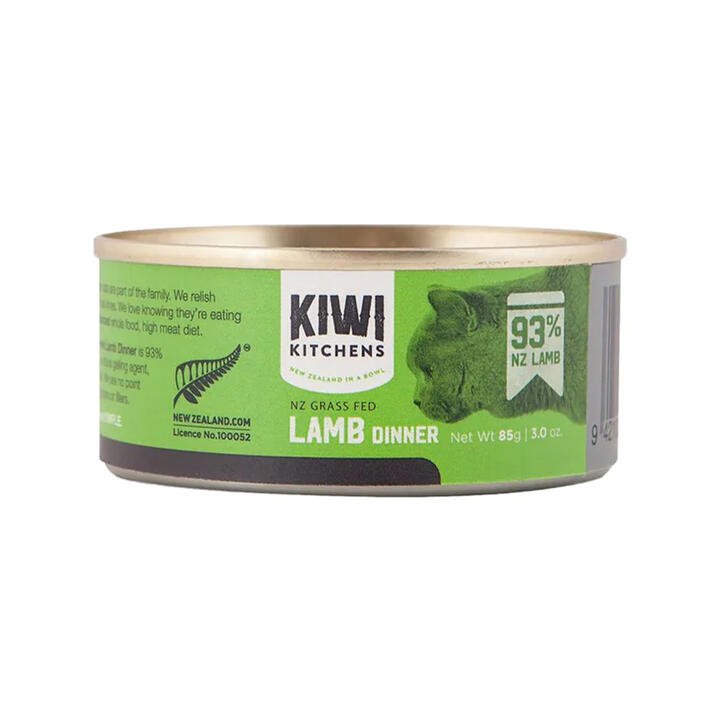 Kiwi Kitchens Nz Grass Fed Lamb Dinner Canned Wet Cat Food 85 Gms 18 Pack
