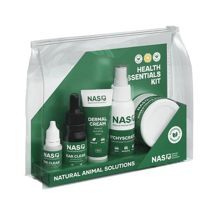 Natural Animal Solutions (Nas) 5 Piece Health Essentials Kit For Dogs And Cats  1 Pack