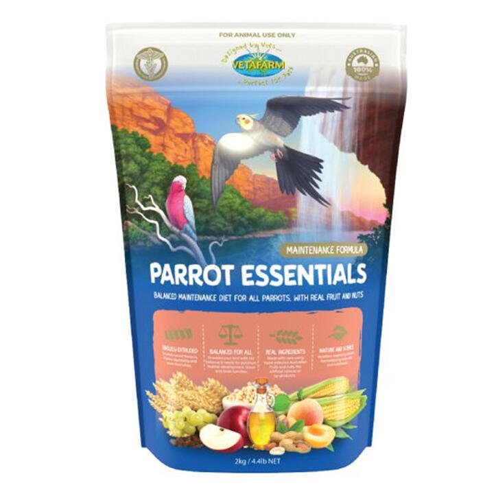 Vetafarm Parrot Essentials Bird Food  2 Kg