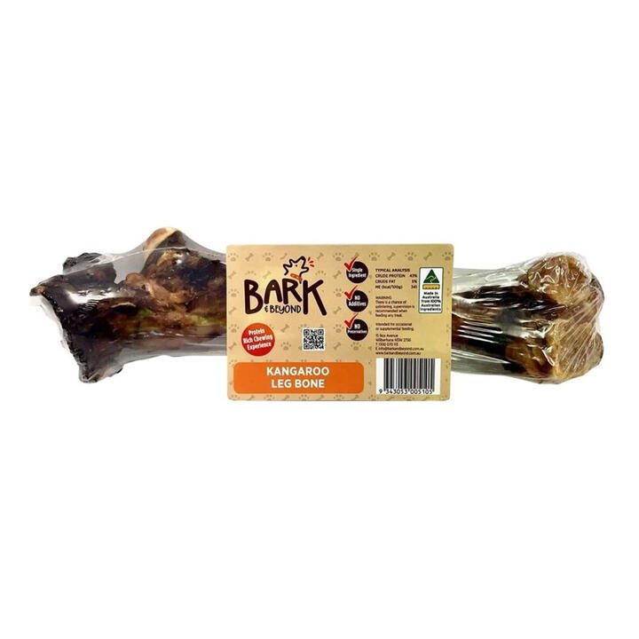 Bark & Beyond Kangaroo Leg Bone Dog Treats 28 Cm