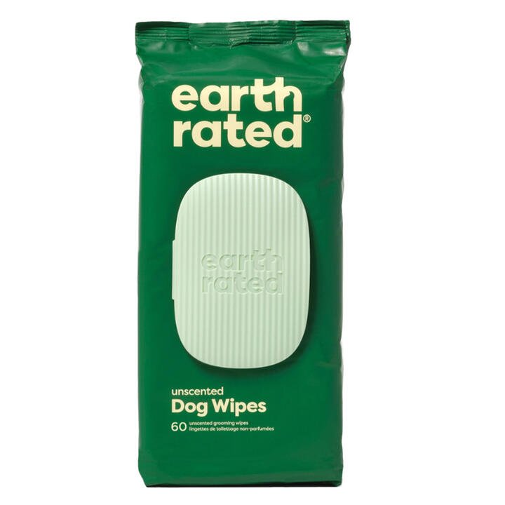 Earth Rated Grooming Dog Wipes 100 - Unscented 1 Pack