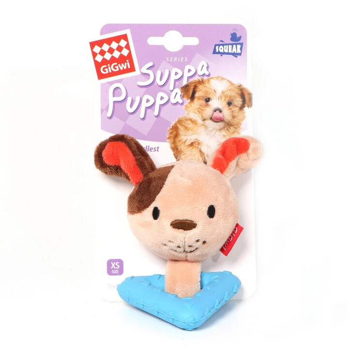 Gigwi Squeak Suppa Puppa Puppy Toy For Dogs  1 Pack