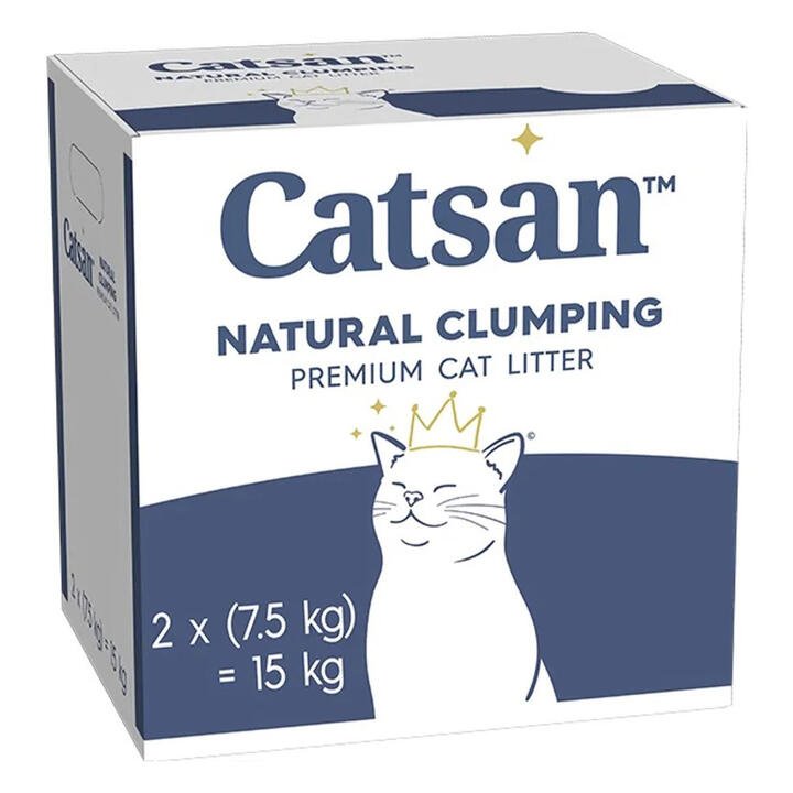 Catsan Natural Clumping Premium Cat Litter  15 Kg