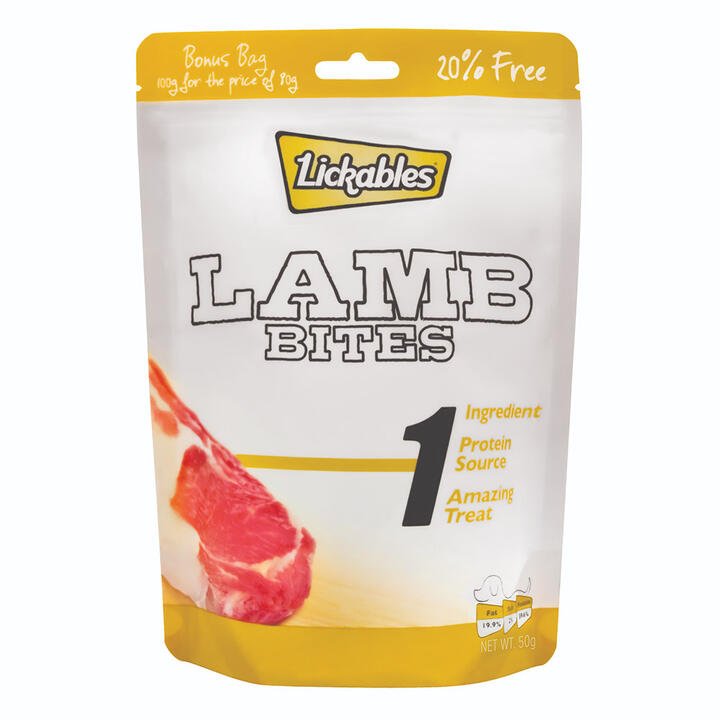 Lickables 1 Lamb Bites  50 Gm