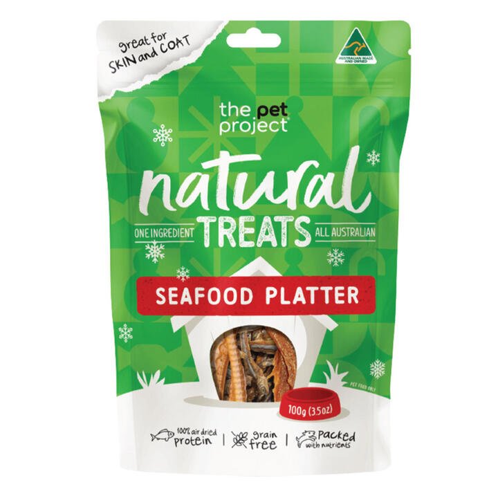 The Pet Project Seafood Platter Natural Dog Treats  100 Gm