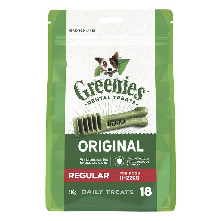Greenies Original Dental Dog Treats Regular 11 - 22kg 510 Gm