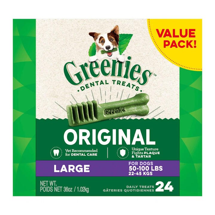 Greenies Original Dental Dog Treats Large 22 - 45kg 1 Kg