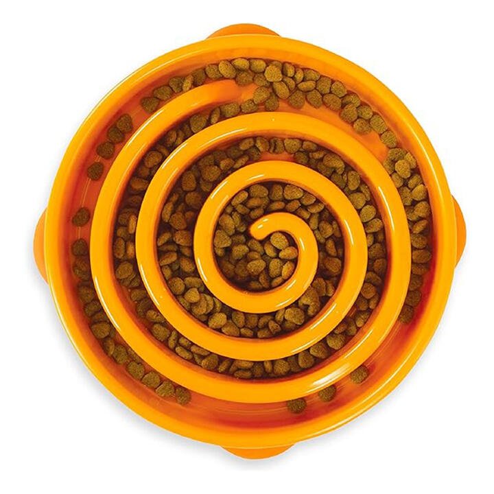 Outward Hound Fun Feeder Slo Bowl For Dogs - Orange 1 X Regular