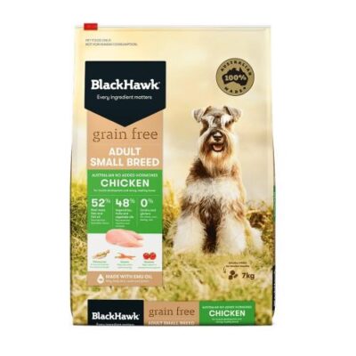 Black Hawk Grain Free Adult Small Breed Chicken Dry Dog Food 7 Kg