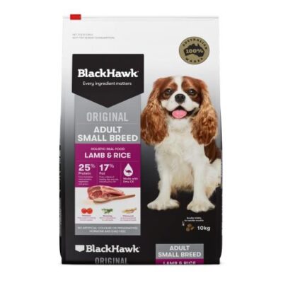 Black Hawk Original Adult Small Breed Lamb & Rice Dry Dog Food  10 Kg