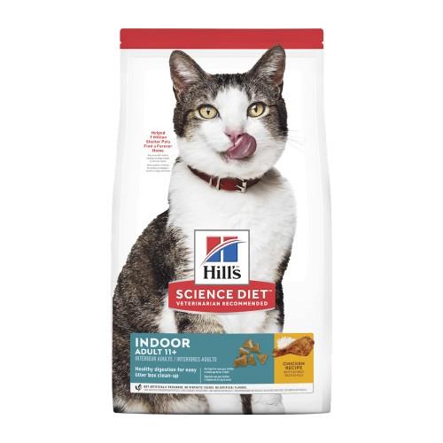 Hill's Science Diet Indoor Adult 11+ Chicken Recipe Dry Cat Food  1.58 Kg