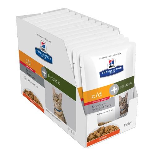 Hills Prescription Diet c/d Urinary Stress Plus Metabolic Cat...
