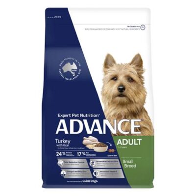 Advance Adult Small Breed Turkey With Rice Dry Dog Food  3 Kg