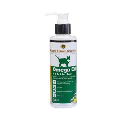 Natural Animal Solutions Omega 3,6 & 9 Oil For Dogs And Cats 200 Ml