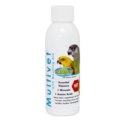 Vetafarm Multivet Liquid With Moulting Aid For Birds 100 Ml