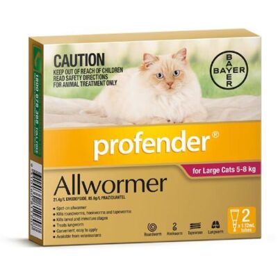 Profender Allwormer Large Red 2 pack