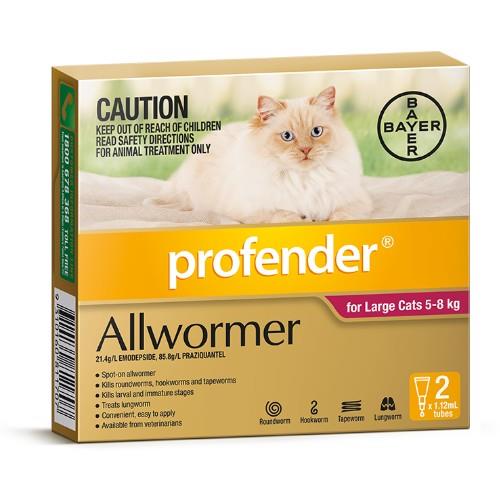 Profender Allwormer Large Red 2 pack