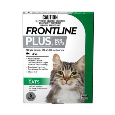 Frontline Plus Cat Green 6 pack