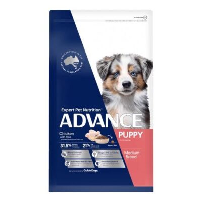Advance Puppy Medium Breed Chicken With Rice Dry Dog Food  15 Kg