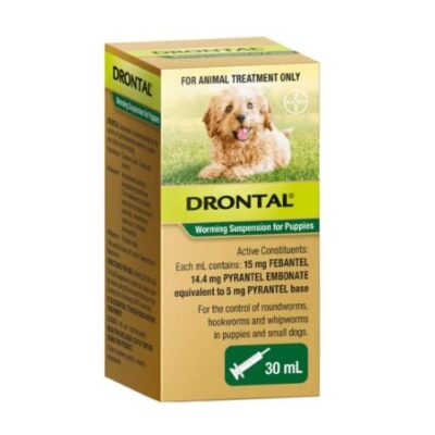 Drontal Wormers Puppy Worming Suspension 30 Ml