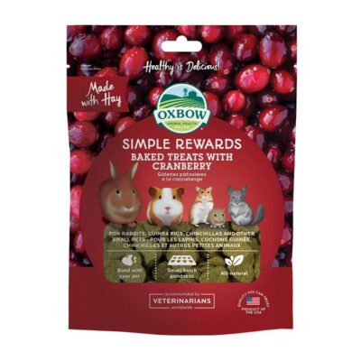 Oxbow Cranberry Treats 170 Gm