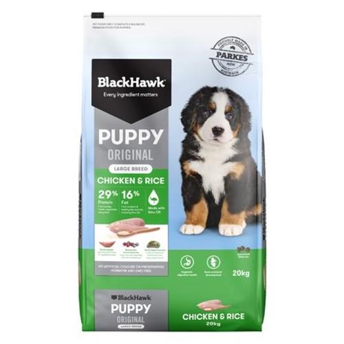 Black Hawk Original Puppy Large Breed Chicken & Rice Dry Dog Food  20 Kg