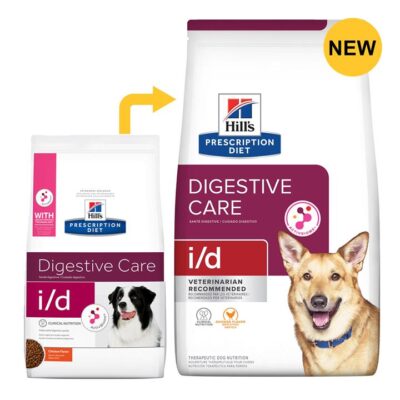 Hill's Prescription Diet Dog I/D Digestive Care Chicken Flavour Dry Dog Food  3.85 Kg
