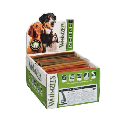 Whimzees Stix Dental Bulk Box Dog Treats Small 150 Pack
