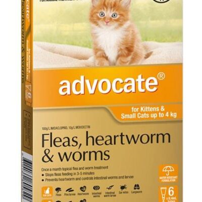 Advocate For Kittens And Small Cats (Up To 4kg) - 6 Pack