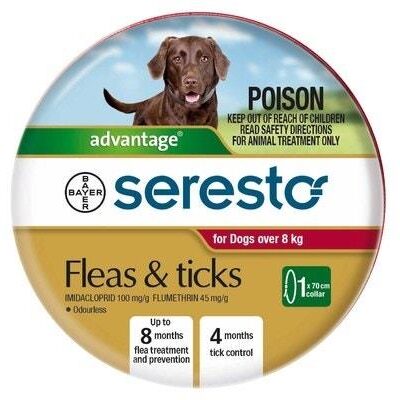 Advantage Seresto Flea & Tick Collar For Dogs Over 8kg