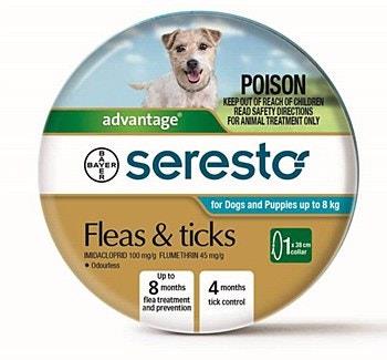 Advantage Seresto Flea & Tick Collar For Dogs & Puppies Up To 8kg