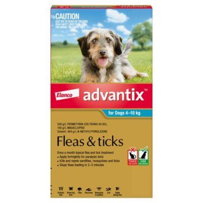 Advantix Medium 4-10kg Teal 3 pack