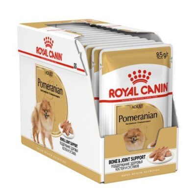 Royal Canin Pomeranian Adult Loaf Pouches Wet Dog Food 85 Gms 12 Pack
