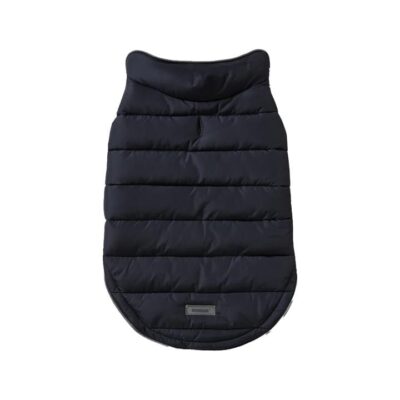 Snooza Wear Faux Fur Puffer Dog Jacket Cloud Grey 1 X Large