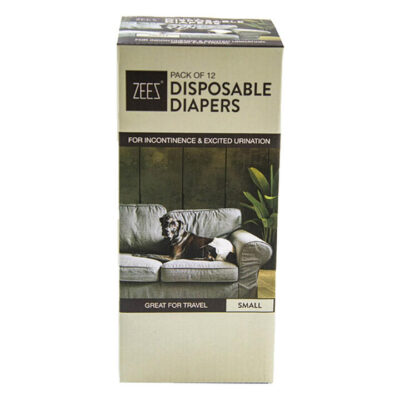 Zeez Disposable Diapers For Dogs Small 12 Pack