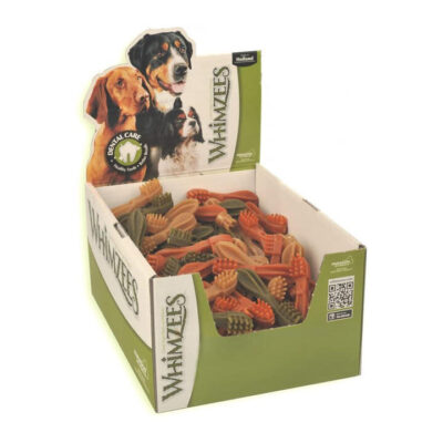 Whimzees Toothbrush Star Bulkbox Medium Dogs 75 Piece