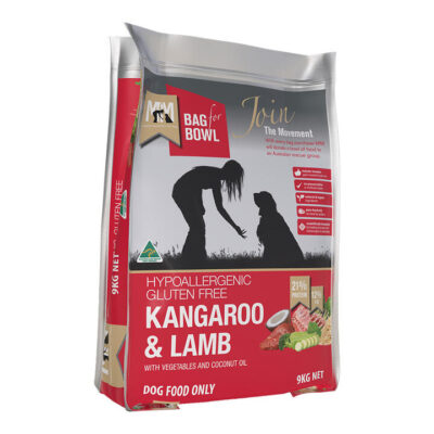 Meals For Mutts (Mfm) Kangaroo & Lamb With Vegetables And Coconut Oil Dry Dog Food 9 Kg